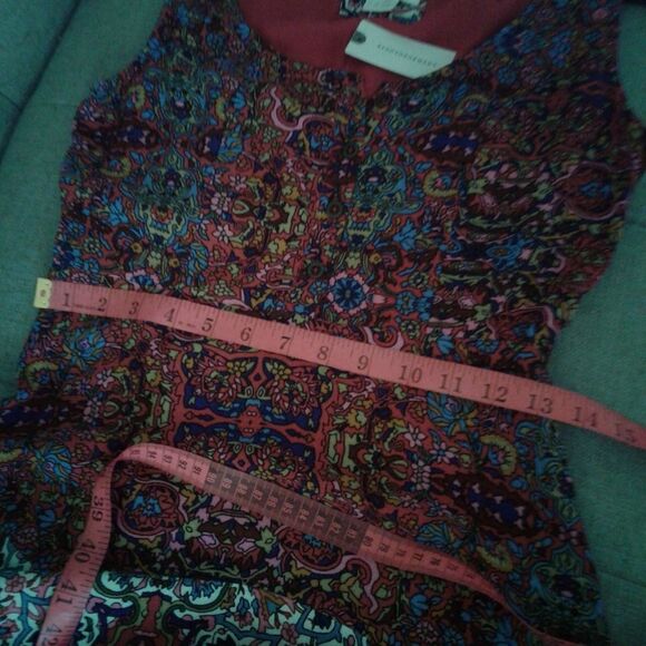 NWT Anthropologie Maeve Violette Boho Dress XS (2) - Picture 6 of 12